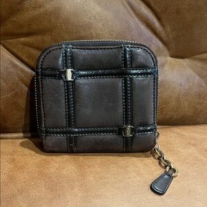 Salvatore Ferragamo Leather Compact Wallet